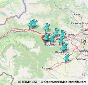 Mappa Via Camillo Benso Conte di Cavour, 10050 Coazze TO, Italia (10.11583)