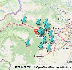 Mappa Via Camillo Benso Conte di Cavour, 10050 Coazze TO, Italia (10.24571)