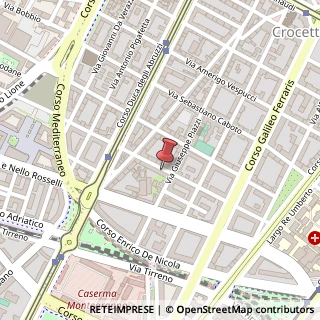 Mappa Via Fratelli Carle, 37, 10129 Torino, Torino (Piemonte)