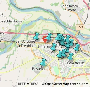 Mappa Via Voghera, 29122 Piacenza PC, Italia (1.67059)