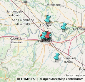 Mappa Via Voghera, 29122 Piacenza PC, Italia (6.51636)