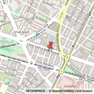 Mappa Corso Carlo e Nello Rosselli, 101, 10129 Torino, Torino (Piemonte)