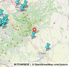 Mappa Via Tetti Rocco, 10025 Pino torinese TO, Italia (7.361)