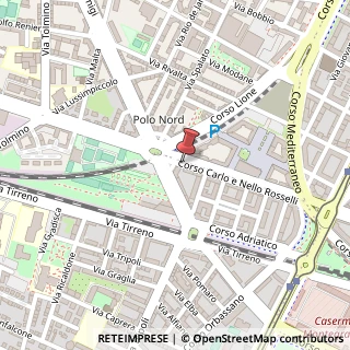 Mappa Corso Carlo e Nello Rosselli, 94/E, 10129 Torino, Torino (Piemonte)