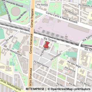 Mappa Via Amalia Guglielminetti,  11, 10136 Torino, Torino (Piemonte)