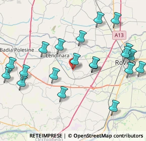 Mappa Via Roma, 45020 Villanova del Ghebbo RO, Italia (9.306)