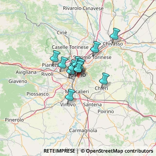 Mappa Via Argonne, 10133 Torino TO, Italia (7.24308)