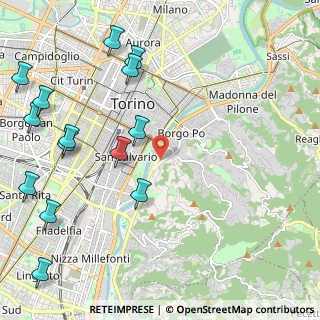 Mappa Via Argonne, 10133 Torino TO, Italia (2.86857)