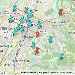 Mappa Via Argonne, 10133 Torino TO, Italia (2.53647)