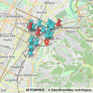 Mappa Via Argonne, 10133 Torino TO, Italia (1.53)
