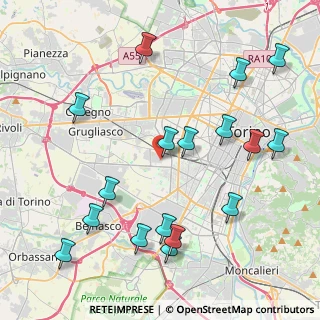 Mappa Via Pietro Ferrero, 10095 Lesna TO, Italia (4.85529)
