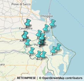 Mappa 45010 Porto Viro RO, Italia (10.012)