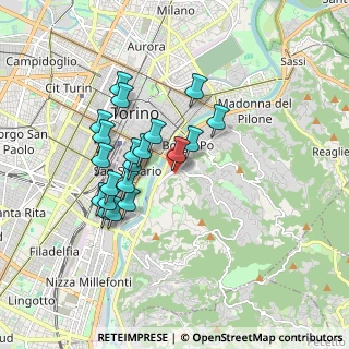 Mappa Viale Giacomo Curreno, 10133 Torino TO, Italia (1.577)