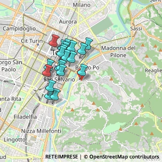 Mappa Viale Giacomo Curreno, 10133 Torino TO, Italia (1.5215)