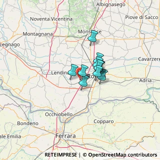 Mappa Via Antonio Vivaldi, 45023 Costa di Rovigo RO, Italia (7.08727)