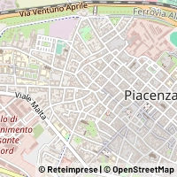 Kaart Piacenza