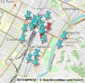 Mappa Via Giuseppe Baretti, 10125 Torino TO, Italia (0.7965)