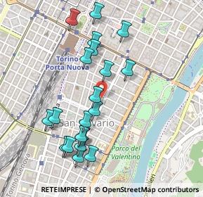 Mappa Via Giuseppe Baretti, 10125 Torino TO, Italia (0.495)