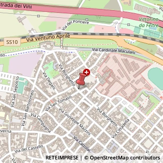Mappa Via Borghetto, 47, 29121 Piacenza, Piacenza (Emilia Romagna)