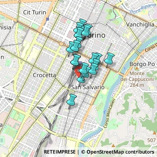 Mappa Via Nizza, 10125 Torino TO, Italia (0.6435)