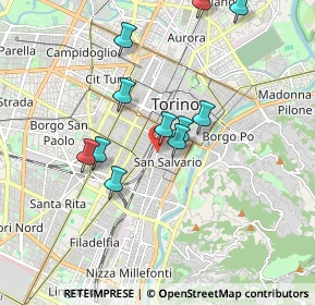 Mappa Via Nizza, 10125 Torino TO, Italia (1.67727)