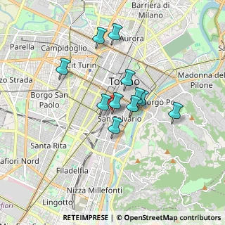 Mappa Via Nizza, 10125 Torino TO, Italia (1.34182)