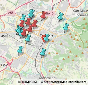 Mappa Via Nizza, 10125 Torino TO, Italia (3.974)