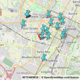 Mappa Corso Carlo e Nello Rosselli, 10141 Torino TO, Italia (2.06941)