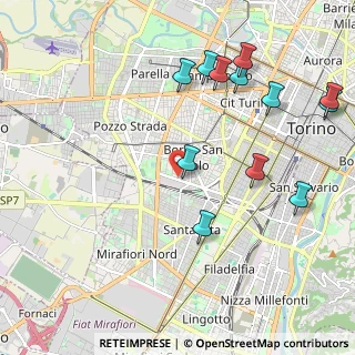 Mappa Via Morozzo, 10141 Torino TO, Italia (2.40667)