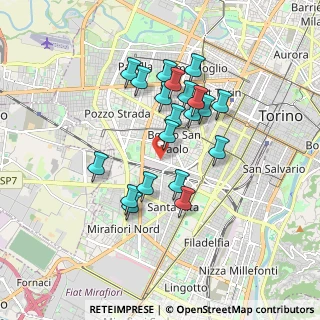 Mappa Via Morozzo, 10141 Torino TO, Italia (1.5125)