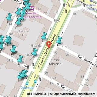 Mappa Corso Galileo Ferraris, 10128 Torino TO, Italia (0.09091)