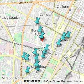 Mappa Via Lussimpiccolo, 10141 Torino TO, Italia (0.988)