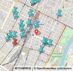 Mappa 10125 Torino TO, Italia (0.5805)