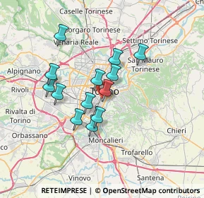 Mappa 10125 Torino TO, Italia (5.55769)