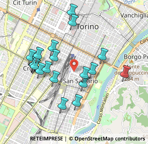 Mappa 10125 Torino TO, Italia (0.9275)