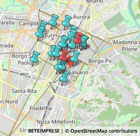 Mappa 10125 Torino TO, Italia (1.2955)