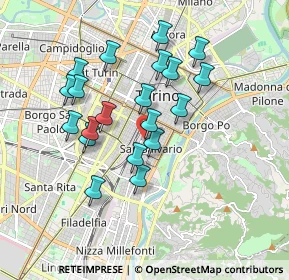 Mappa 10125 Torino TO, Italia (1.615)