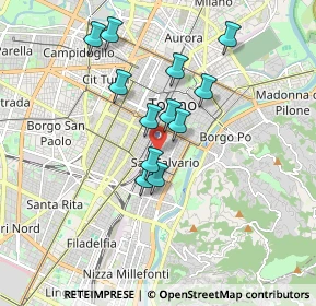 Mappa 10125 Torino TO, Italia (1.48583)