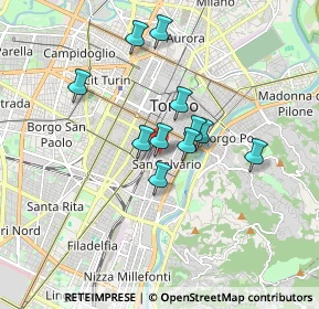 Mappa 10125 Torino TO, Italia (1.32727)