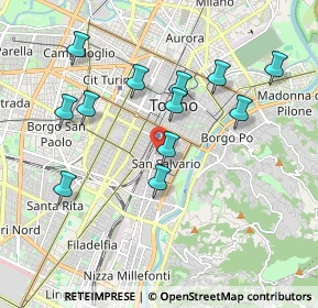 Mappa 10125 Torino TO, Italia (1.86333)