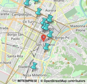 Mappa 10125 Torino TO, Italia (1.8)