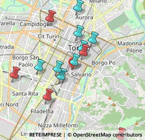 Mappa 10125 Torino TO, Italia (1.89769)