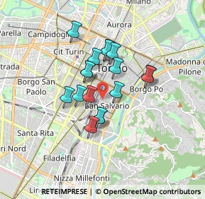 Mappa 10125 Torino TO, Italia (1.26353)