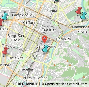 Mappa 10125 Torino TO, Italia (3.82091)