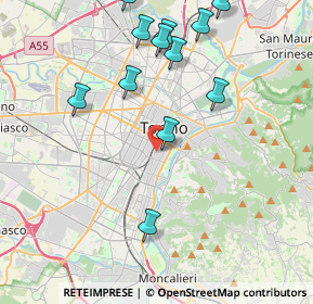 Mappa 10125 Torino TO, Italia (4.93231)