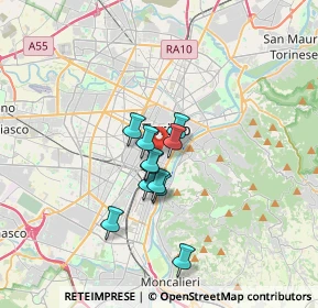 Mappa 10125 Torino TO, Italia (2.31636)