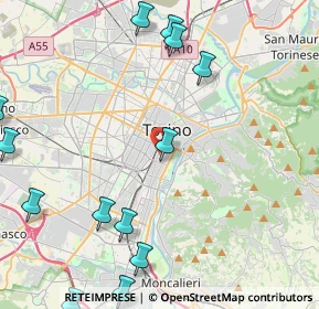 Mappa 10125 Torino TO, Italia (5.86846)