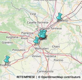 Mappa 10125 Torino TO, Italia (32.09)