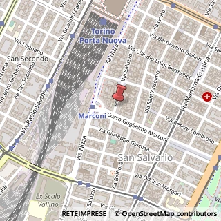 Mappa Via Saluzzo,  42, 10125 Torino, Torino (Piemonte)