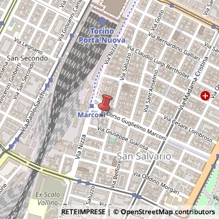 Mappa Corso Guglielmo Marconi, 4, 10125 Torino, Torino (Piemonte)